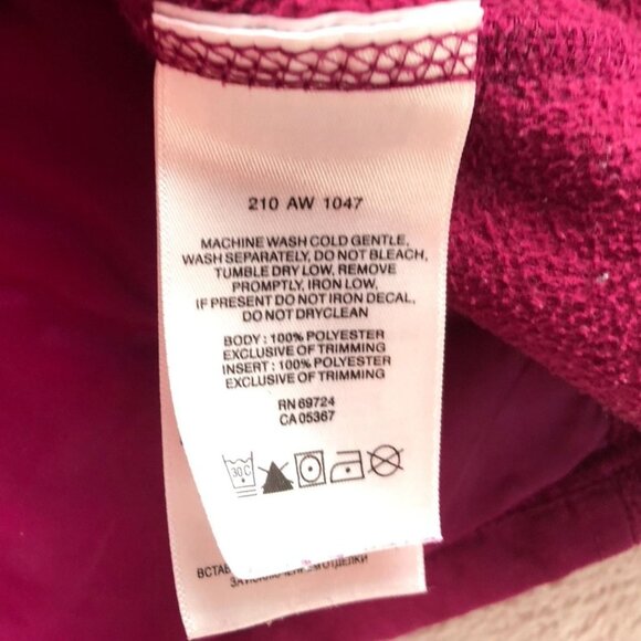 Columbia Womens Vest Jacket Size 2X Fleece Full Zip Stand Collar Winter Cozy Red - Picture 8 of 16